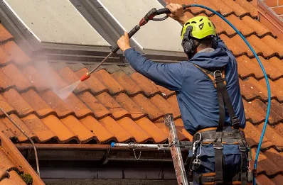 Démoussage et hydrofuge de toiture à Moosch